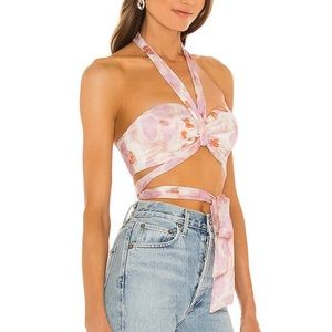 House of Harlow 1960 - Tammy Top in Watercolor Floral